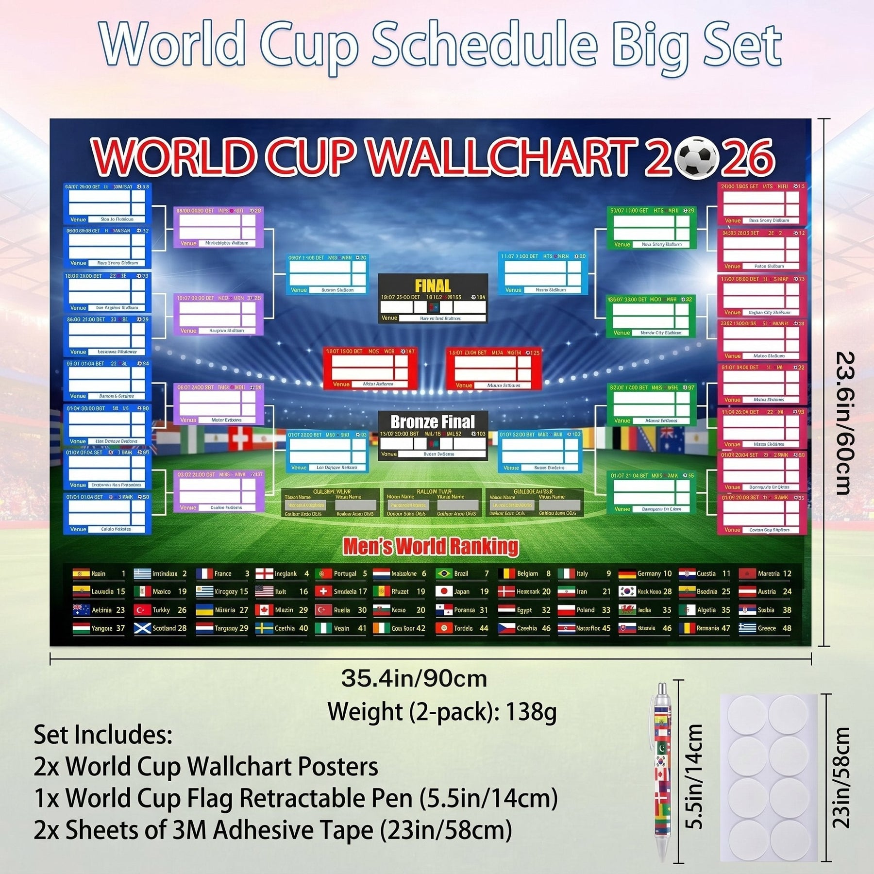 GoalWall – 2026 World Cup Poster Set