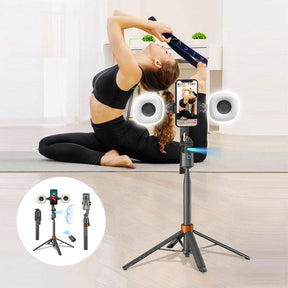 VibeTrack – Smart Selfie Stick Smooth Auto Capture