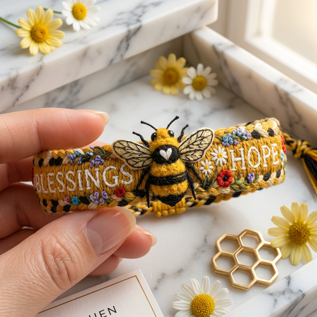 MeadowCharm – Artisan Embroidered Bracelet Collection