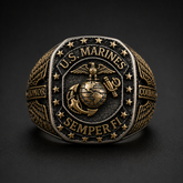 IronSemper – Eagle Anchor Military Ring