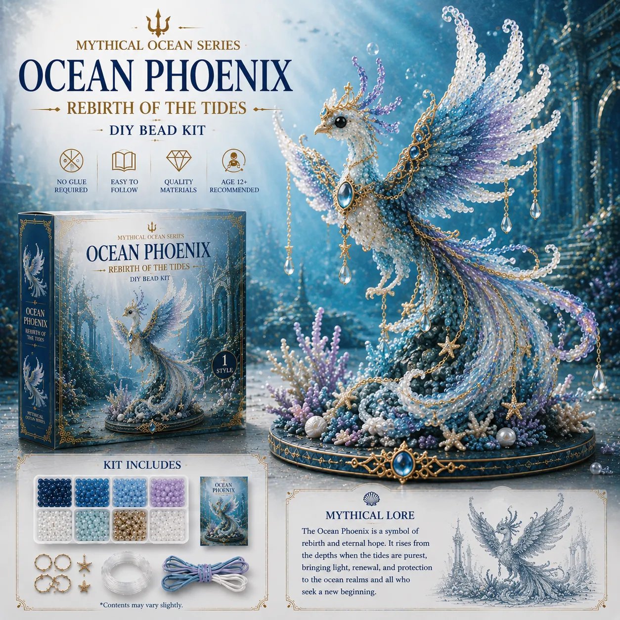 SeaSpark – Mythical Ocean Craft Bead Set