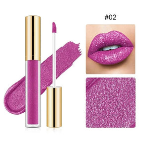 GlamShine – Metallic Liquid Diamond Glitter Lipstick