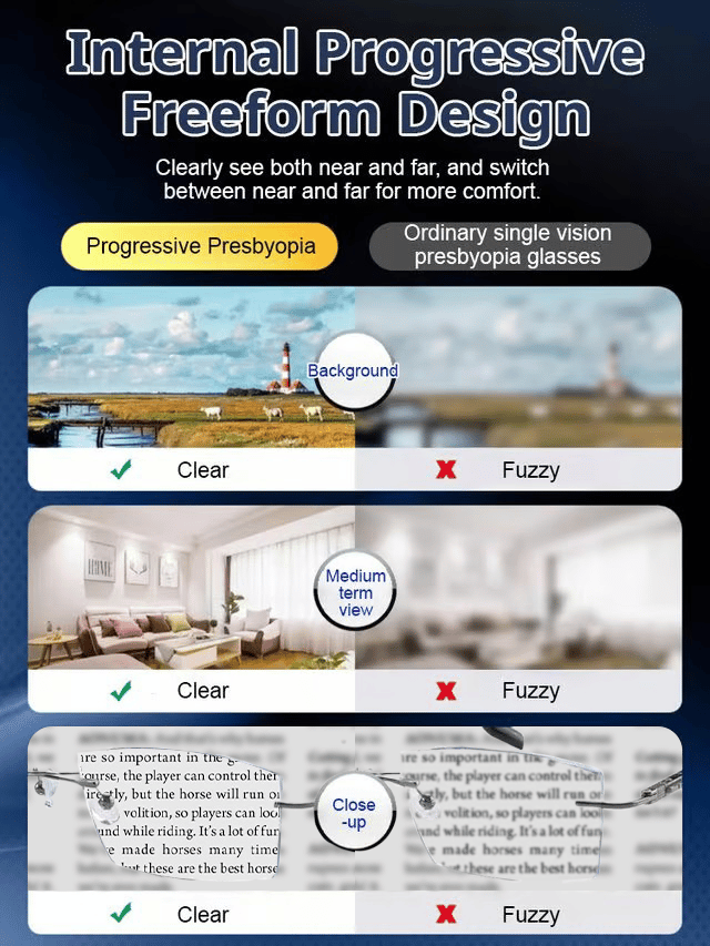 EyeGuard – Adaptive Blue Light Blocking Presbyopia Glasses