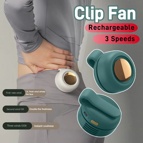 AirGrip – Hands-Free Cooling Clip Fan