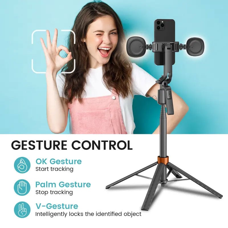 VibeTrack – Smart Selfie Stick Smooth Auto Capture