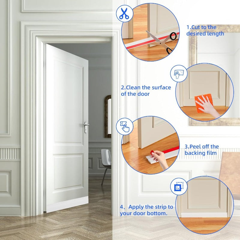 SealGuard – Silicone Under Door Seal Strip