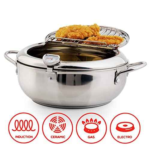 CookForge – Premium Stainless Frying Po & Oil Control Rack System