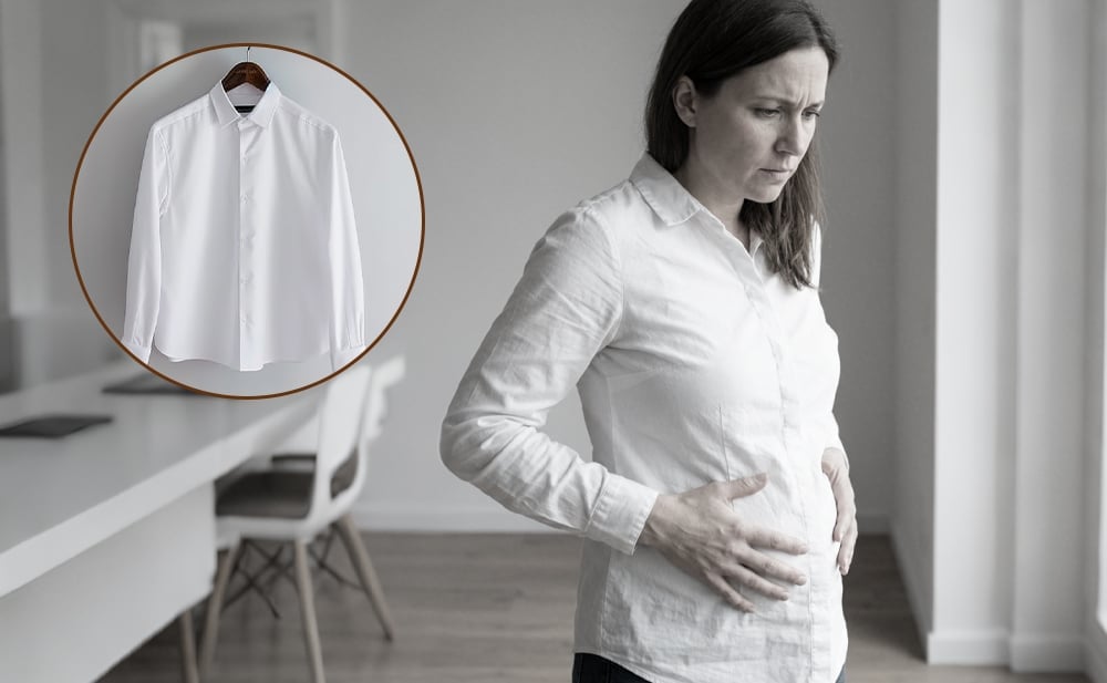 LunaGrace – Puffed Sleeve V-Neck Blouse