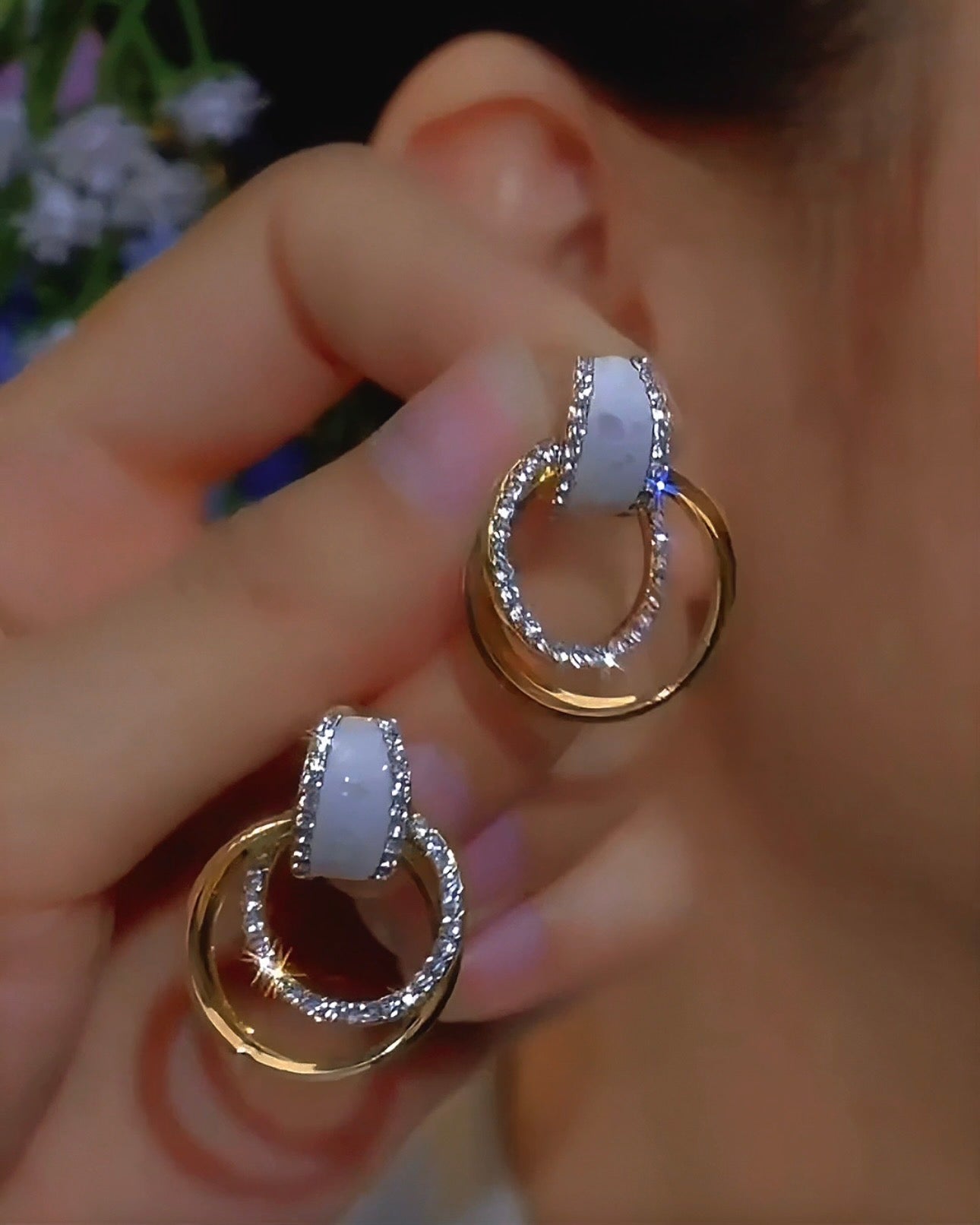 GoldNoir Acedia – Refined Italian Craft Earrings