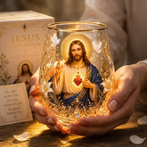 DivineSip – Sacred Heart of Jesus Glass Cup