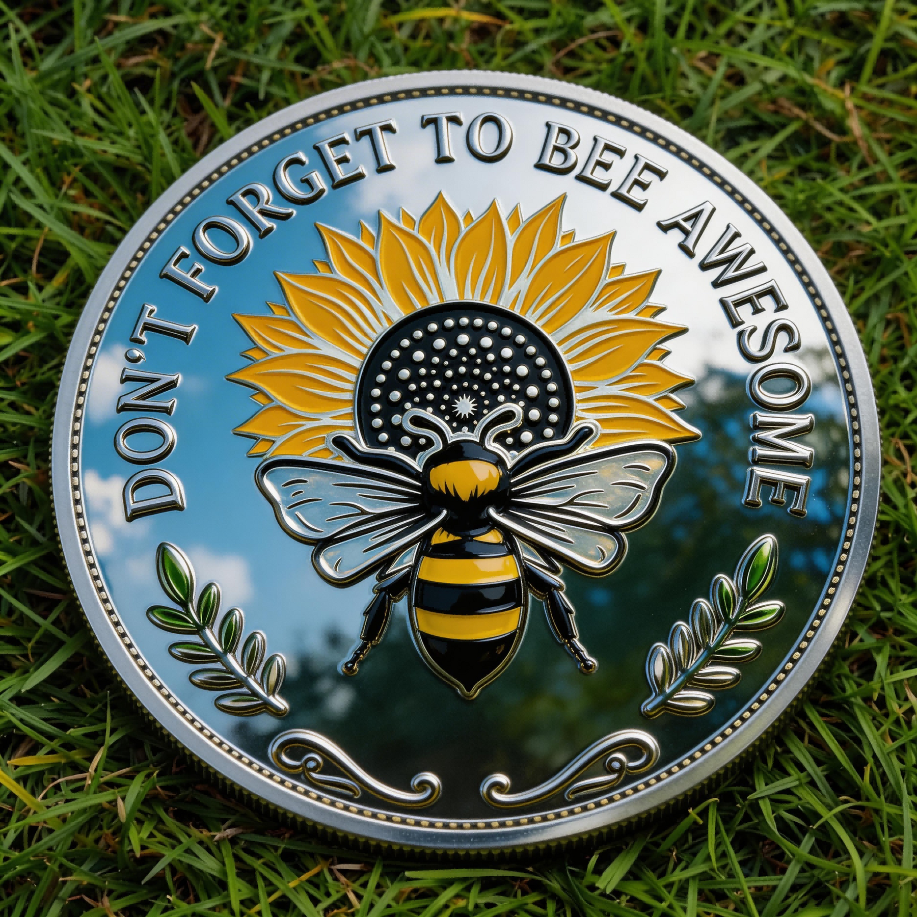 KindVibes – Bee Kind Positivity Collectible Coin