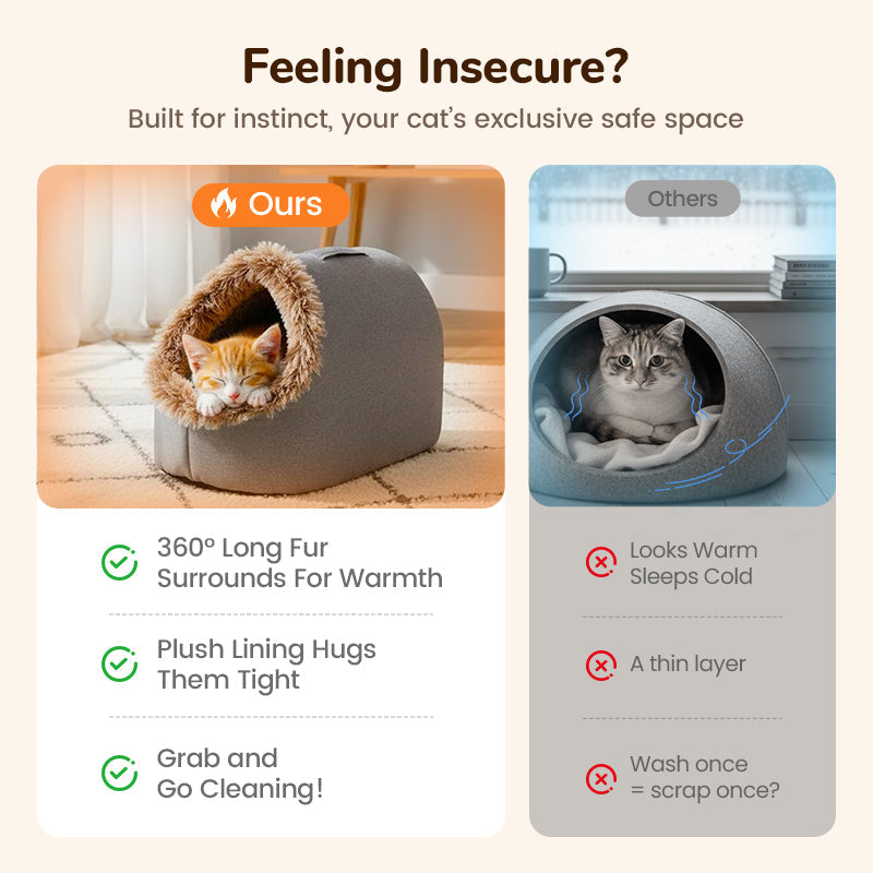 CozyPaws – Warm Retreat Pet Bed