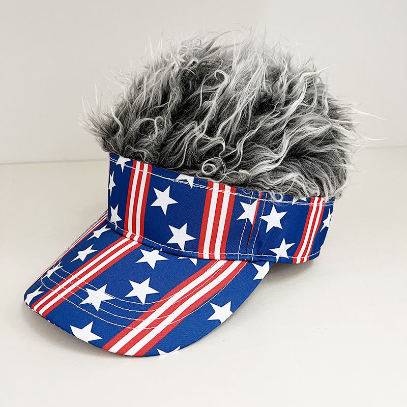 LibertyLocks – American Flag Wig Hat
