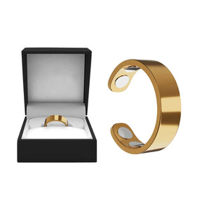 MagnaLuxe – Elegant Stainless Steel Magnetic Ring