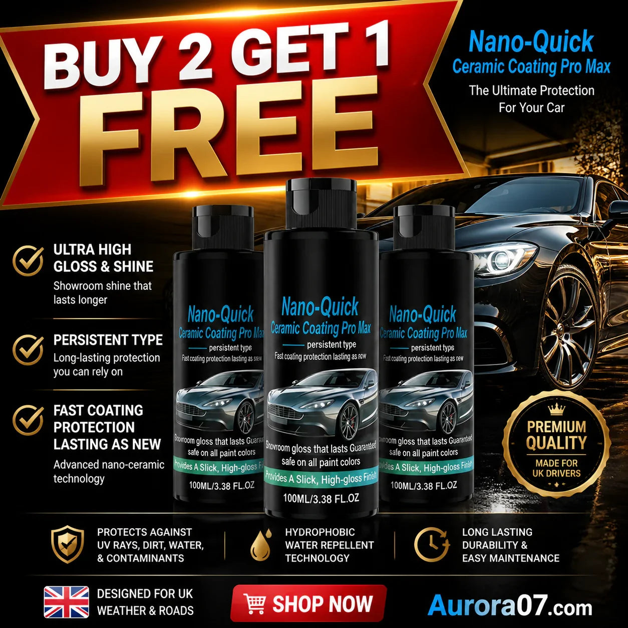 DiamondGloss – Instant Ceramic Spray