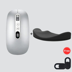 IntelliClick – Smart AI Voice Control Wireless Mouse