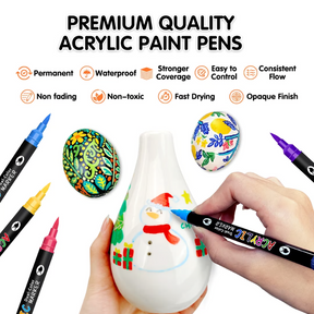 ColorCraft - Dual Tip Acrylic Marker for Precision Art
