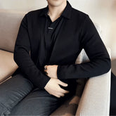 Layer™ – 2-in-1 Shirt with Cardigan Effect