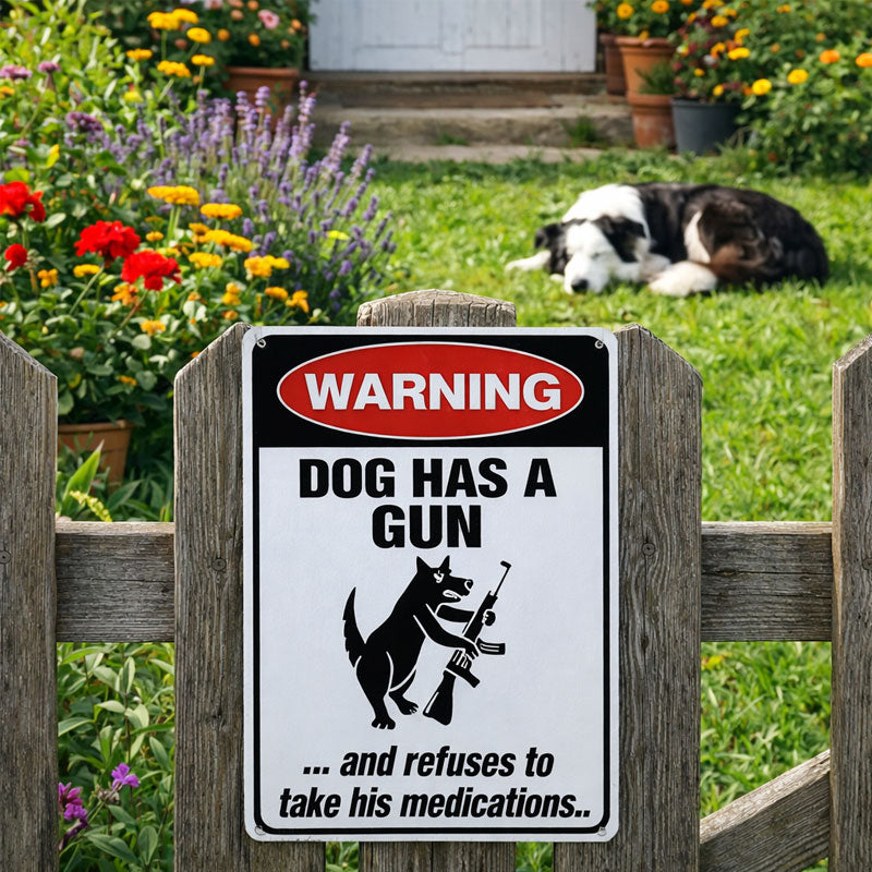 WittyGuard – Funny Dog Warning Sign