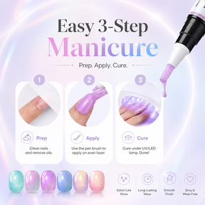 NailGlow Pro - 5-in-1 Gel Nail Polish Pen