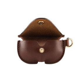 LuxeShield – Premium Genuine Leather AirPods Protective Case