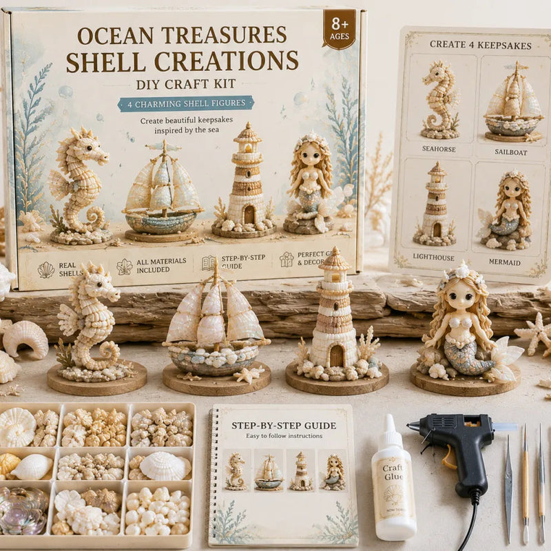 Shellora – Creative DIY Seashell Craft Kit