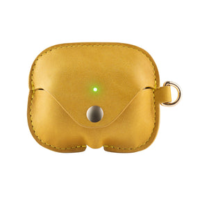 LuxeShield – Premium Genuine Leather AirPods Protective Case