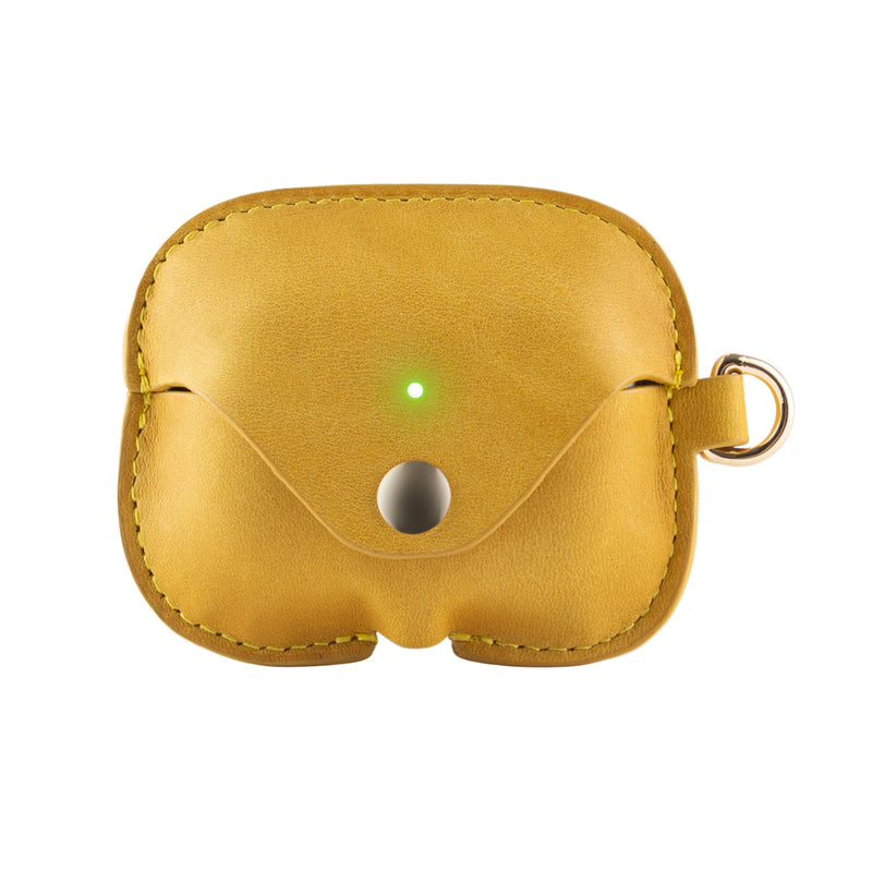 LuxeShield – Premium Genuine Leather AirPods Protective Case
