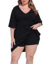 CurvaBelle – Plus Size Romper Dress