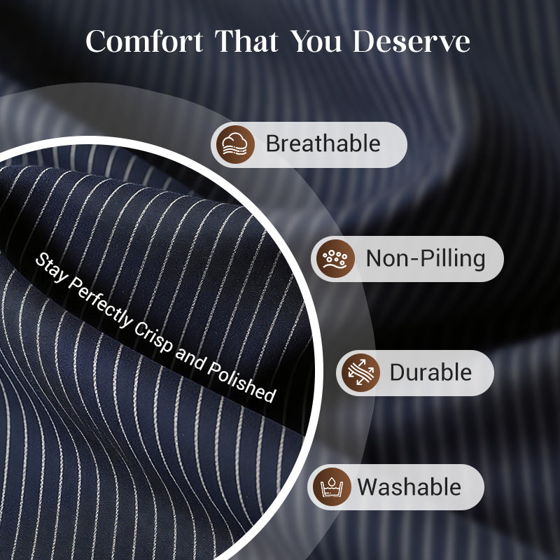 FemmeLine – Women’s Tailored Pinstripe Suit