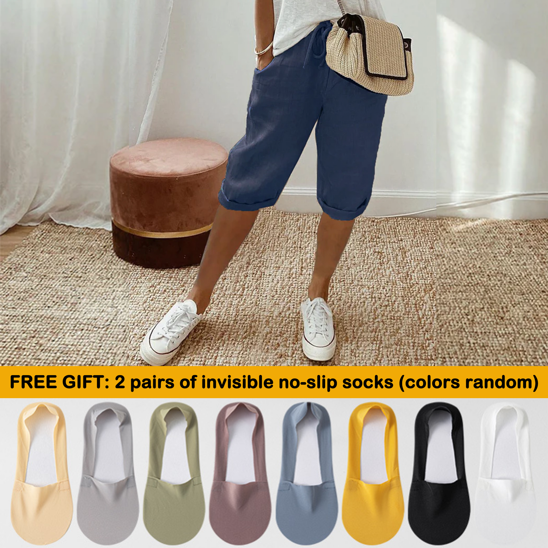 Florel – Breathable Drawstring Capris