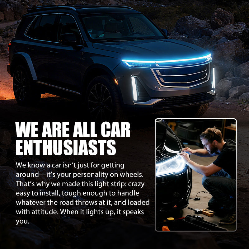 GlowRunner – Dynamic LED Hood Strip