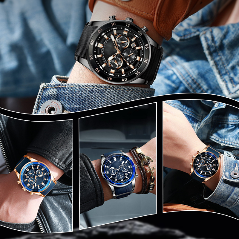 TimeForge – Rugged Men’s Multifunction Watch