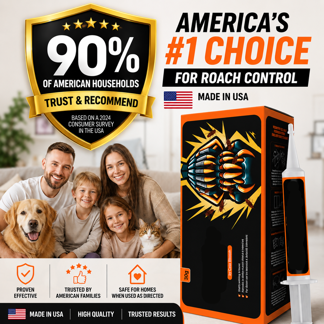 InstaKill Gel – Complete Roach Eradication System