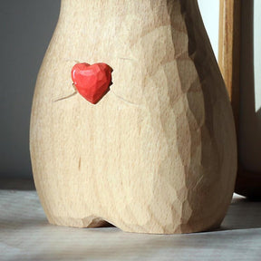 WoodWhisker – Handmade Wooden Cat Vase