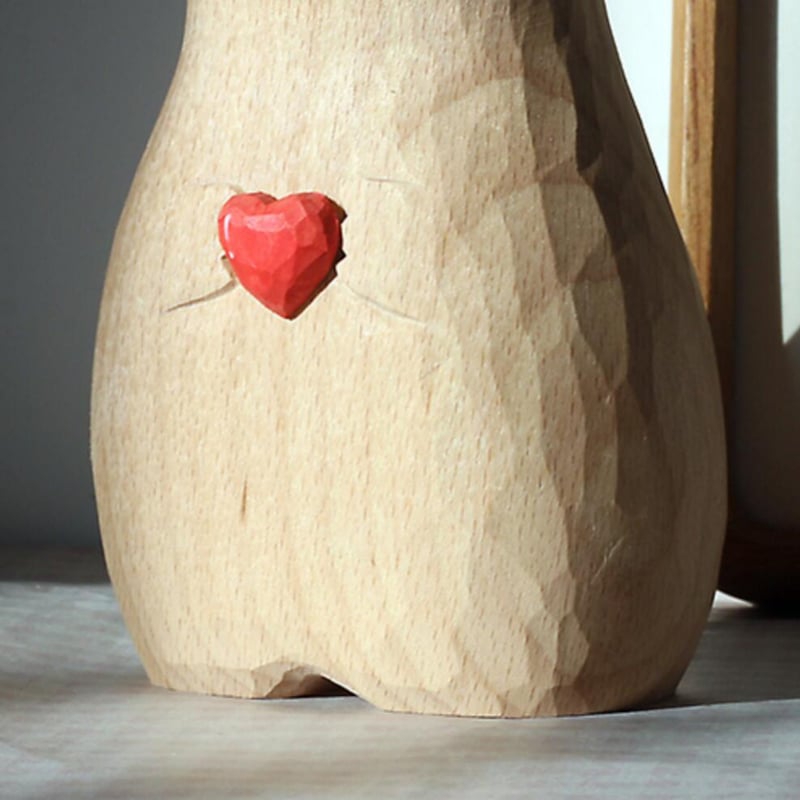 WoodWhisker – Handmade Wooden Cat Vase