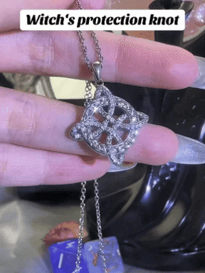 Hecatea – Witch’s Knot Birthstone Necklace