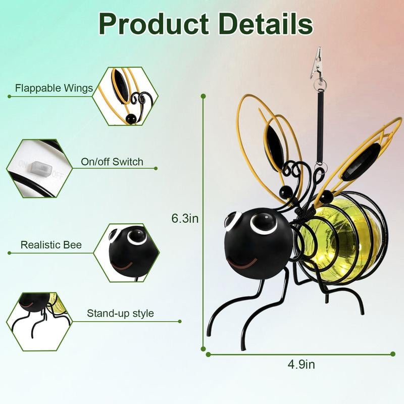 Sunlit Hive – Hanging Bee Light Set