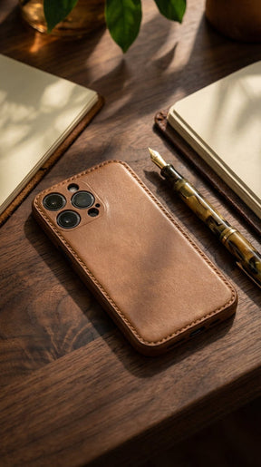 PrestigeGrip – Hand-Stitched Leather Case