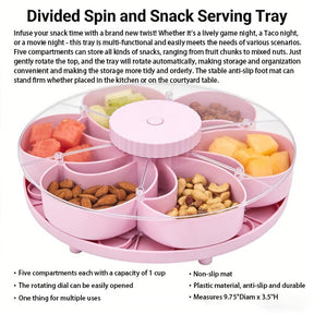 PartyTwist – Rotating Divided Tray