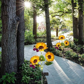 GlowPetal – Solar Sunflower Outdoor Garden Lights