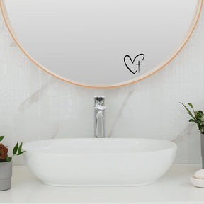 BlessedRide – Faith-Based Rearview Mirror Decal
