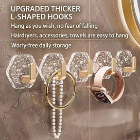 HexaGrip – Heavy Duty Hexagonal Ripple Hooks (10 Pack)