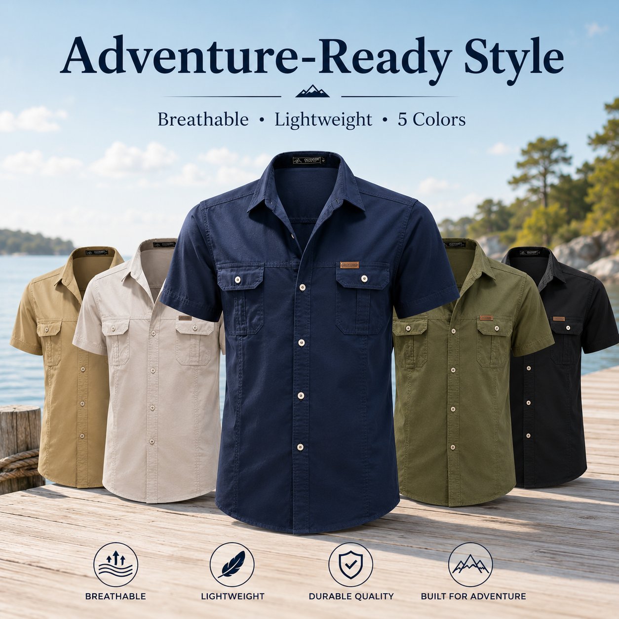 BreezeWear – Breathable Outdoor Shirt