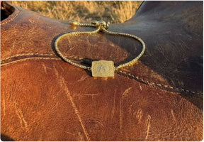 GlobeStyle – Premium Initial Embossed Bracelet