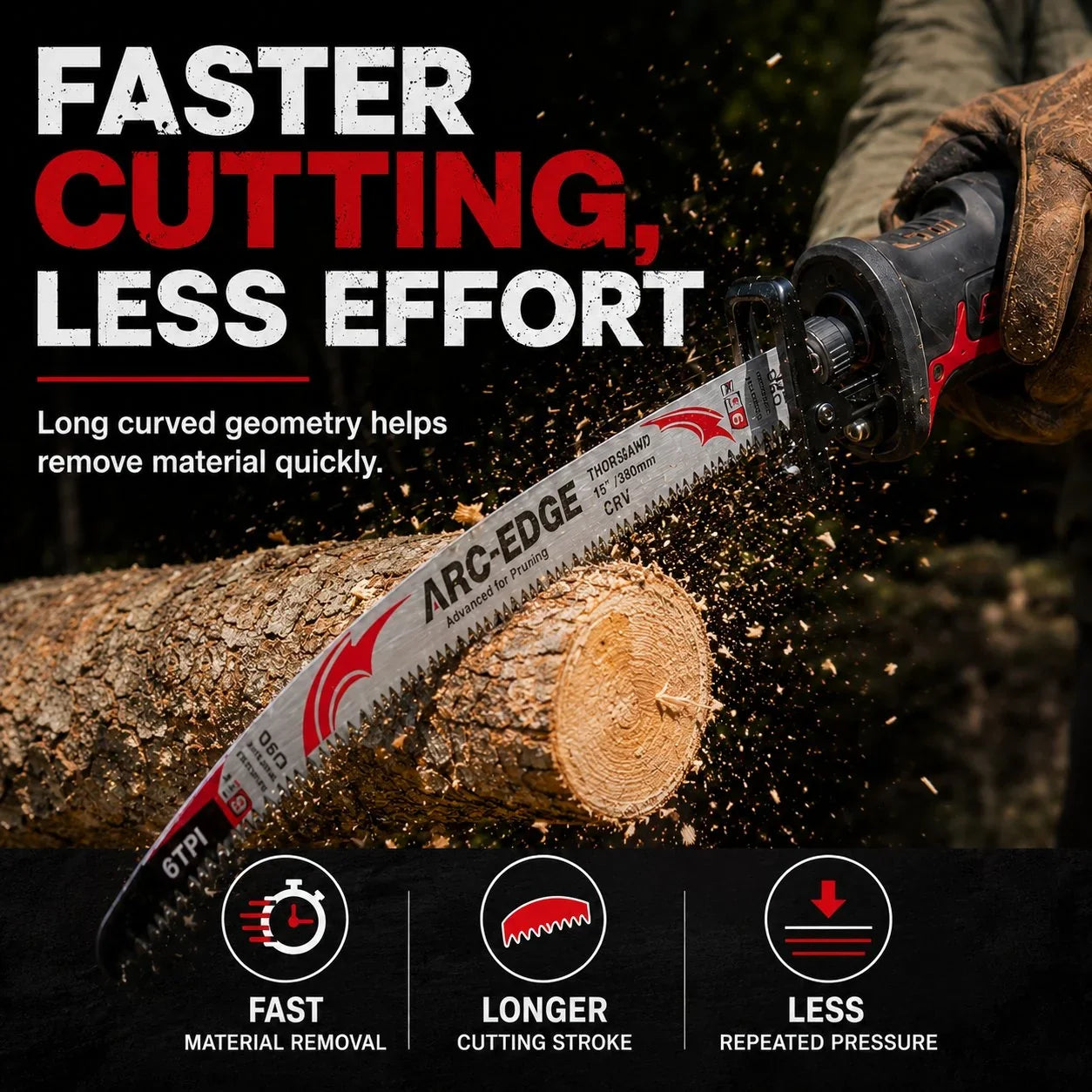 TimberEdge – Curved Pruning Saw Blades