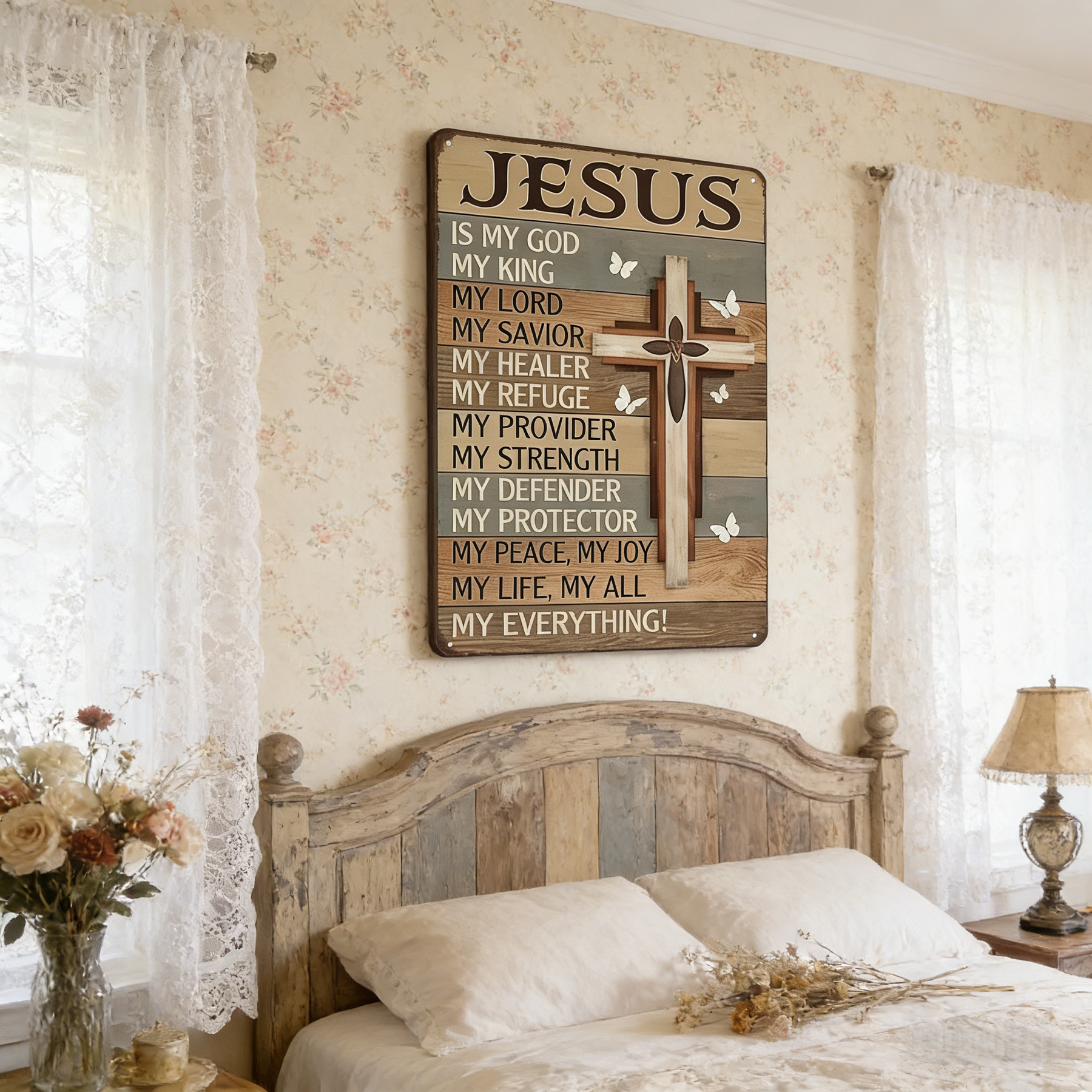 RusticVerse – Vintage Inspirational Wall Sign Decor
