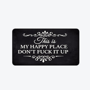 JoyNest – “This Is My Happy Place” Door Mat