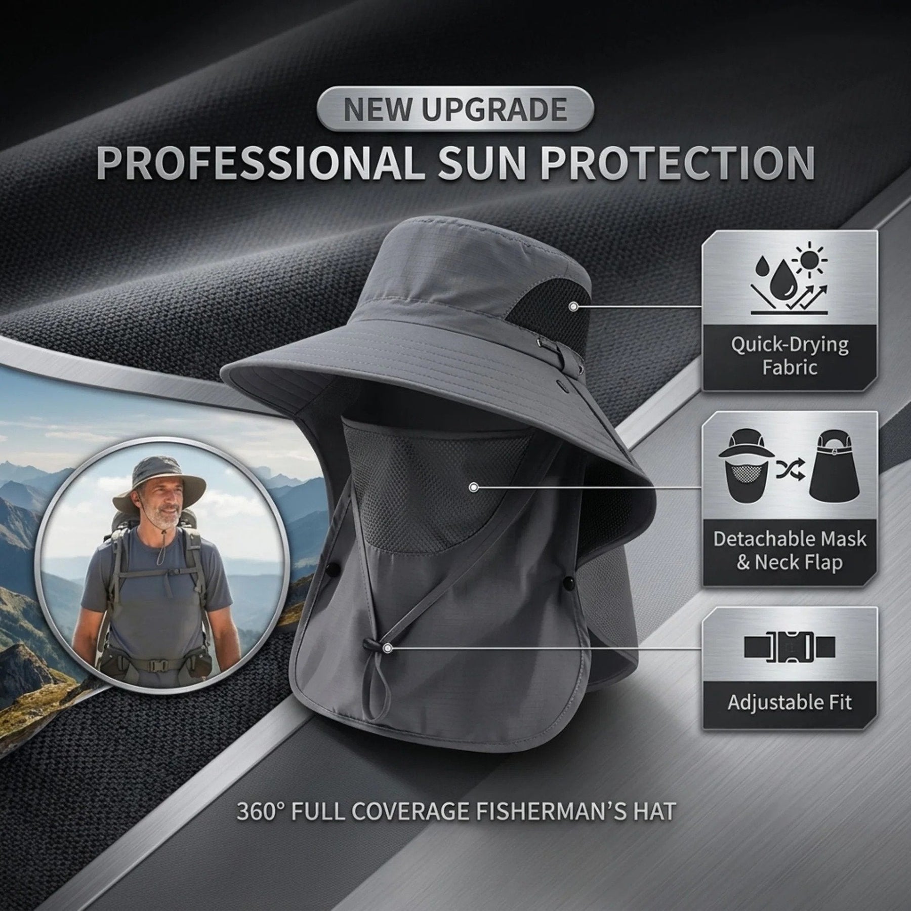 CatchSafe – All Weather Fishing Face Cover & Neck Guard