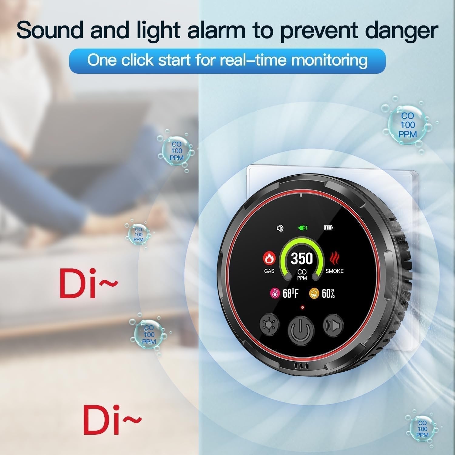 GuardianAir – Carbon Monoxide & Smoke Alert System